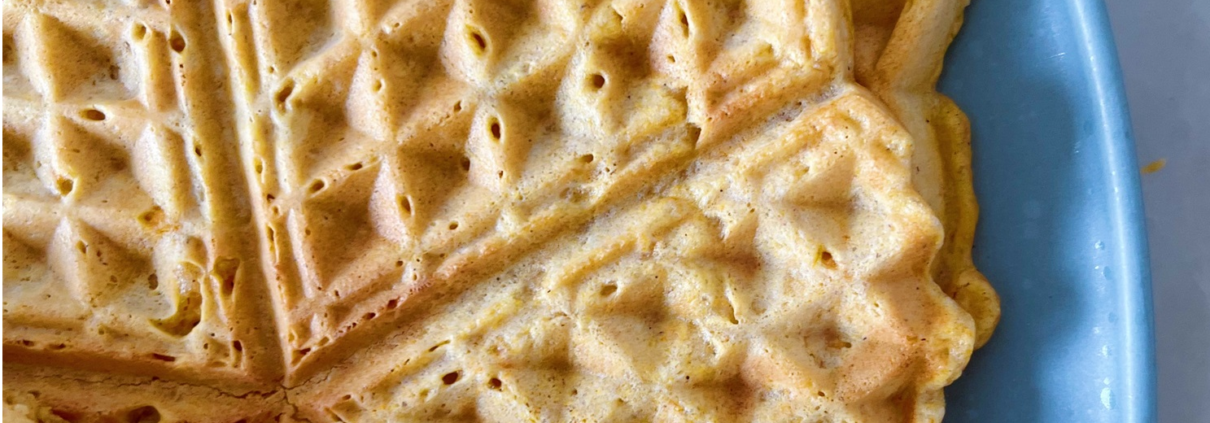 Waffel Süßkartoffel